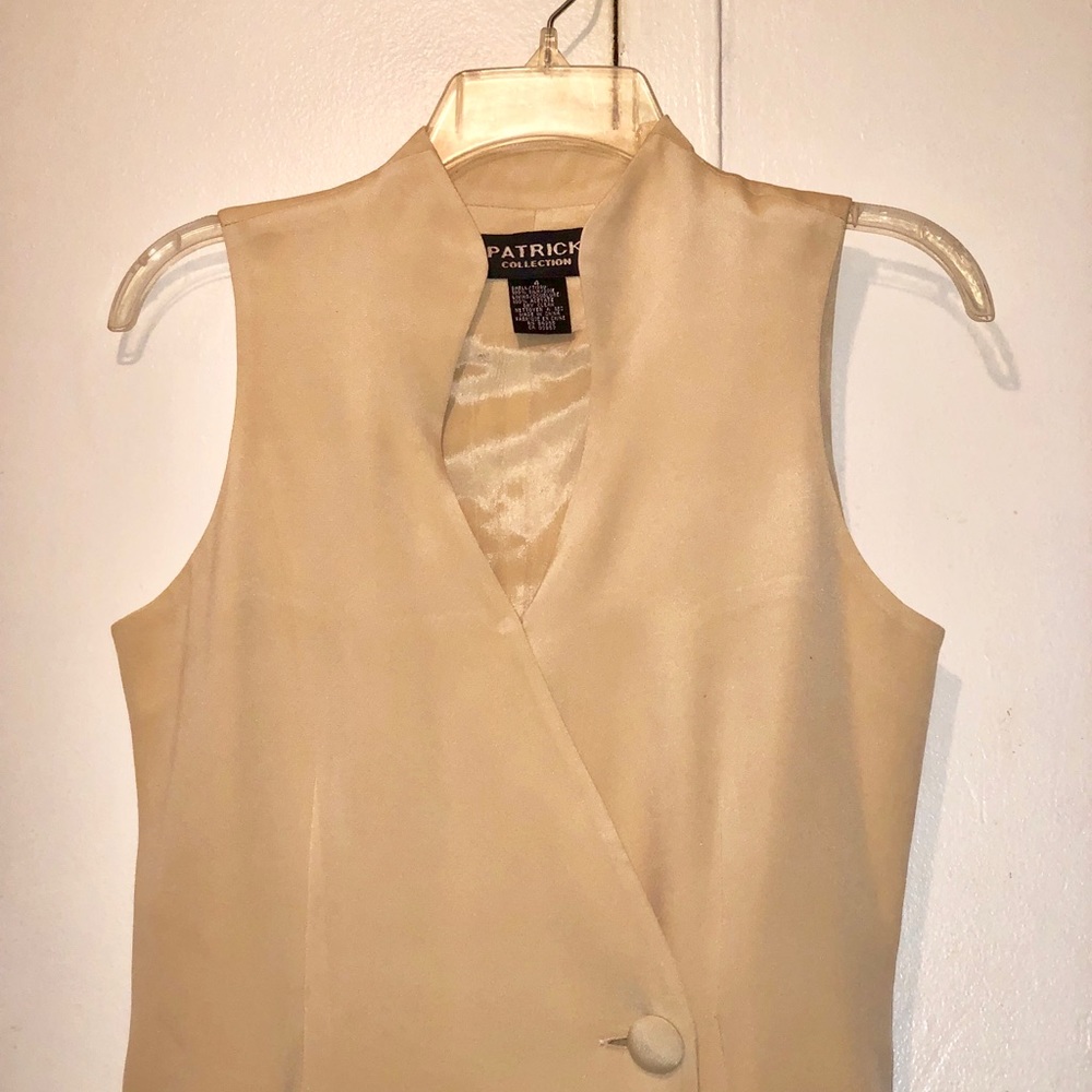 100% Silk Mandarin Collar Dress